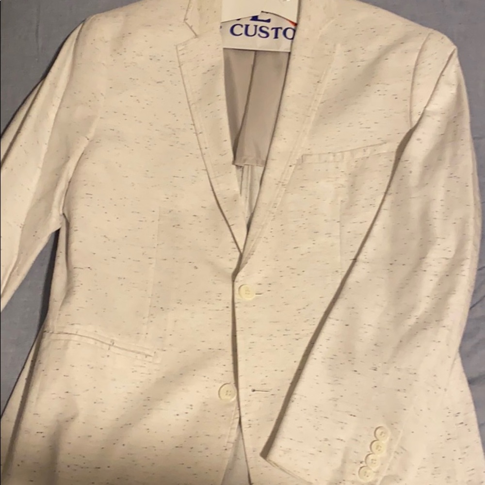 White Blazer Suit Jacket